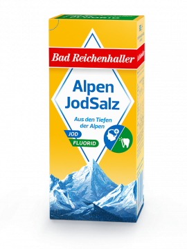AlpenJodSalz + Fluorid 500 g Paket