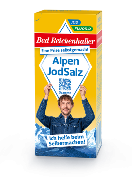 AlpenJodSalz + Fluorid 500 g Paket