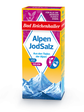 AlpenJodSalz + Selen 500 g Paket