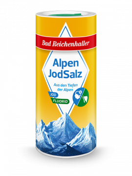 AlpenJodSalz + Fluorid 500 g Dose