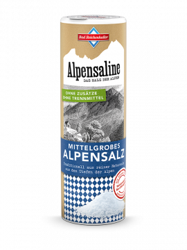 Alpensaline Mittelgrobes Alpensalz 380 g Dose