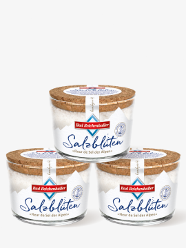 Salzblüten - "Fleur de Sel der Alpen" 3er Set